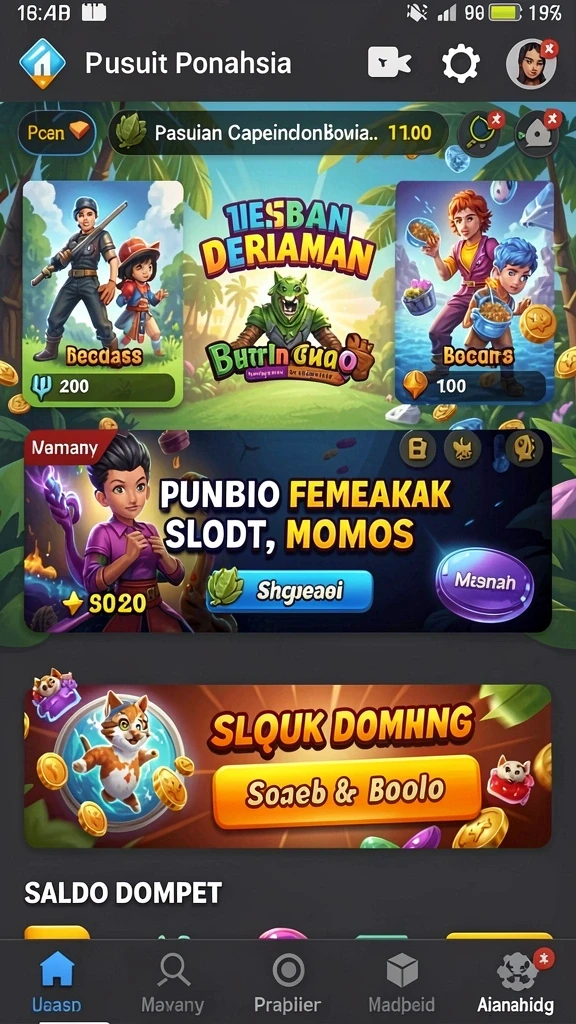 898a - Tampilan antarmuka yang menarik dan intuitif.