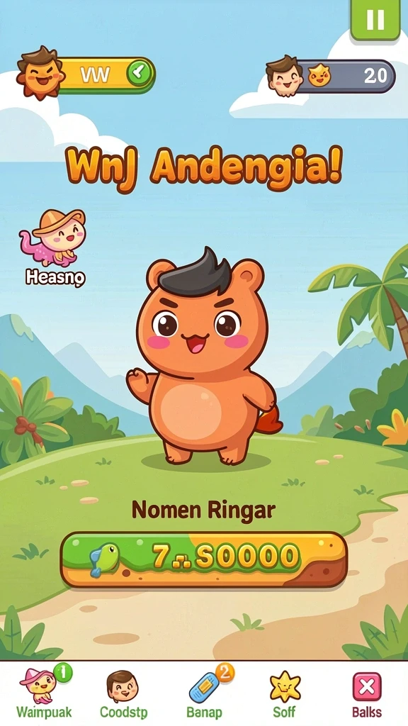 898a - Pemandangan fantastis yang memukau dalam game.