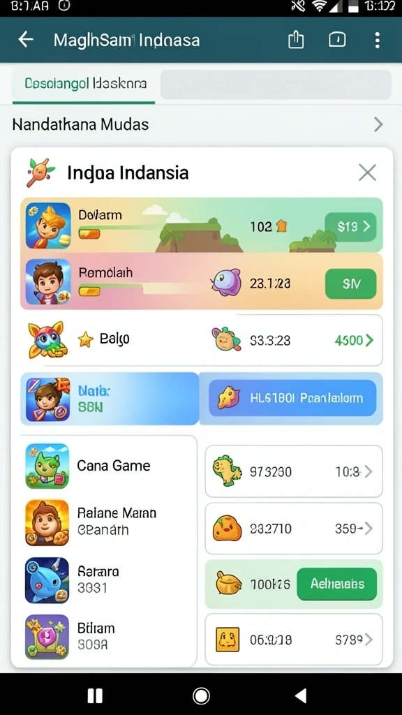 idn789 - Tampilan menu utama yang menarik dan mudah dinavigasi.