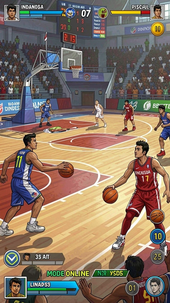 zk6 - Screenshot menampilkan karakter utama dalam aksi.